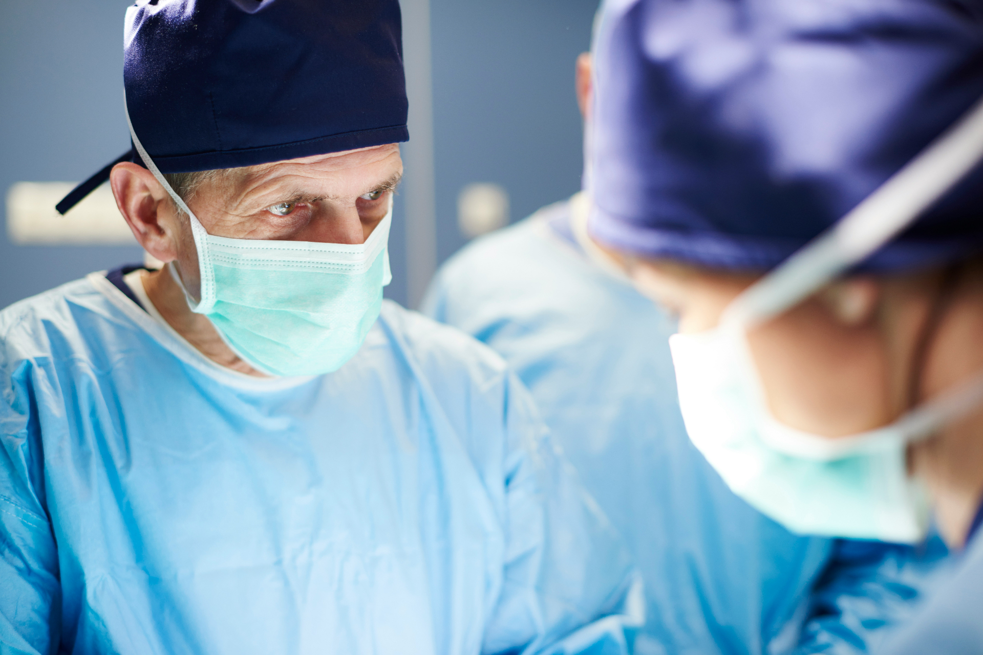 Surgical team at work
